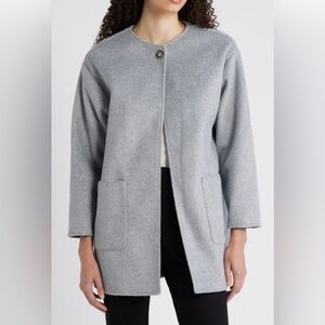 Anne Klein Snap Felt Coat Size S NWT